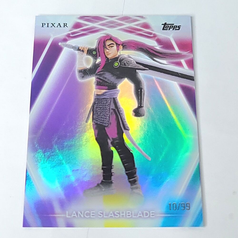 Lance Slashblade Topps 2026 Disney Neon Holo Parallel Refractor Limited 10/99